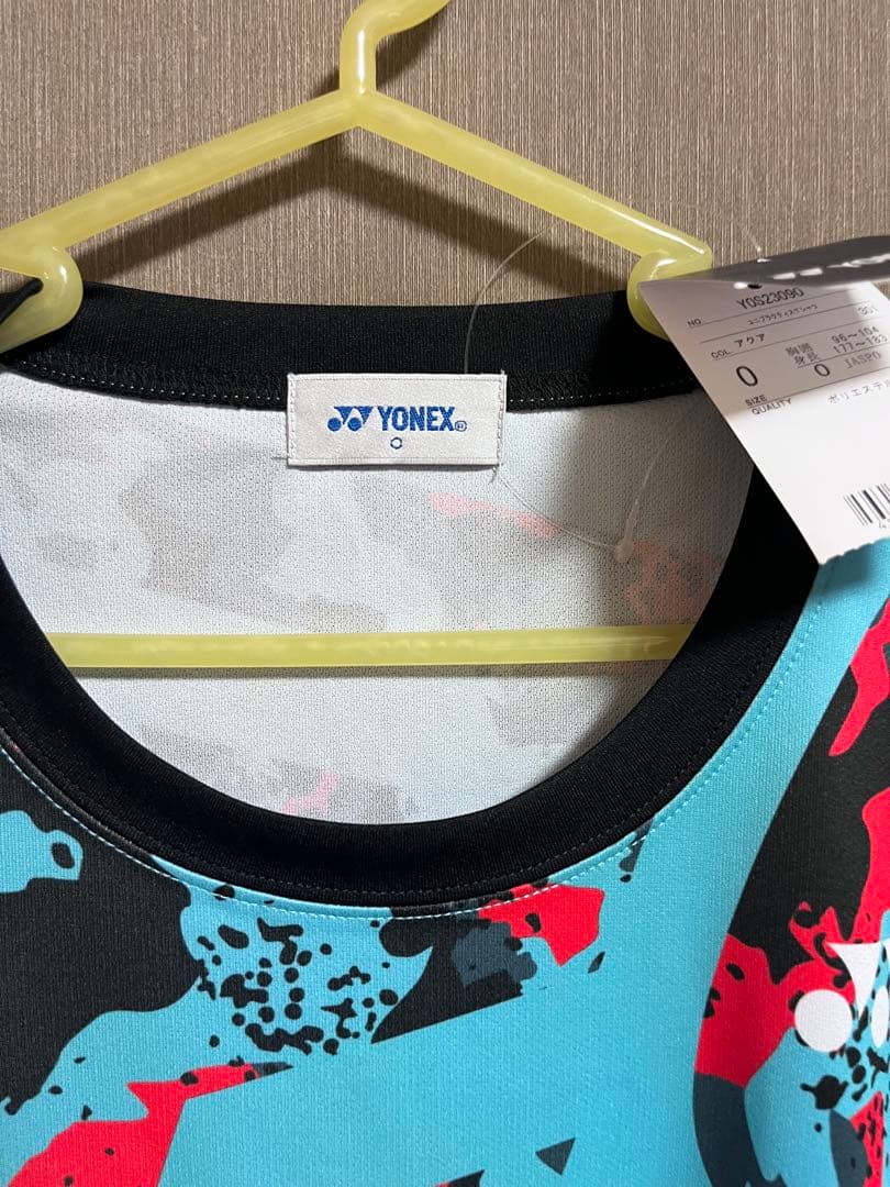 新品　YONEX ジオブレイク　ソフトテニス　バトミントンシャツ　ライトブルー