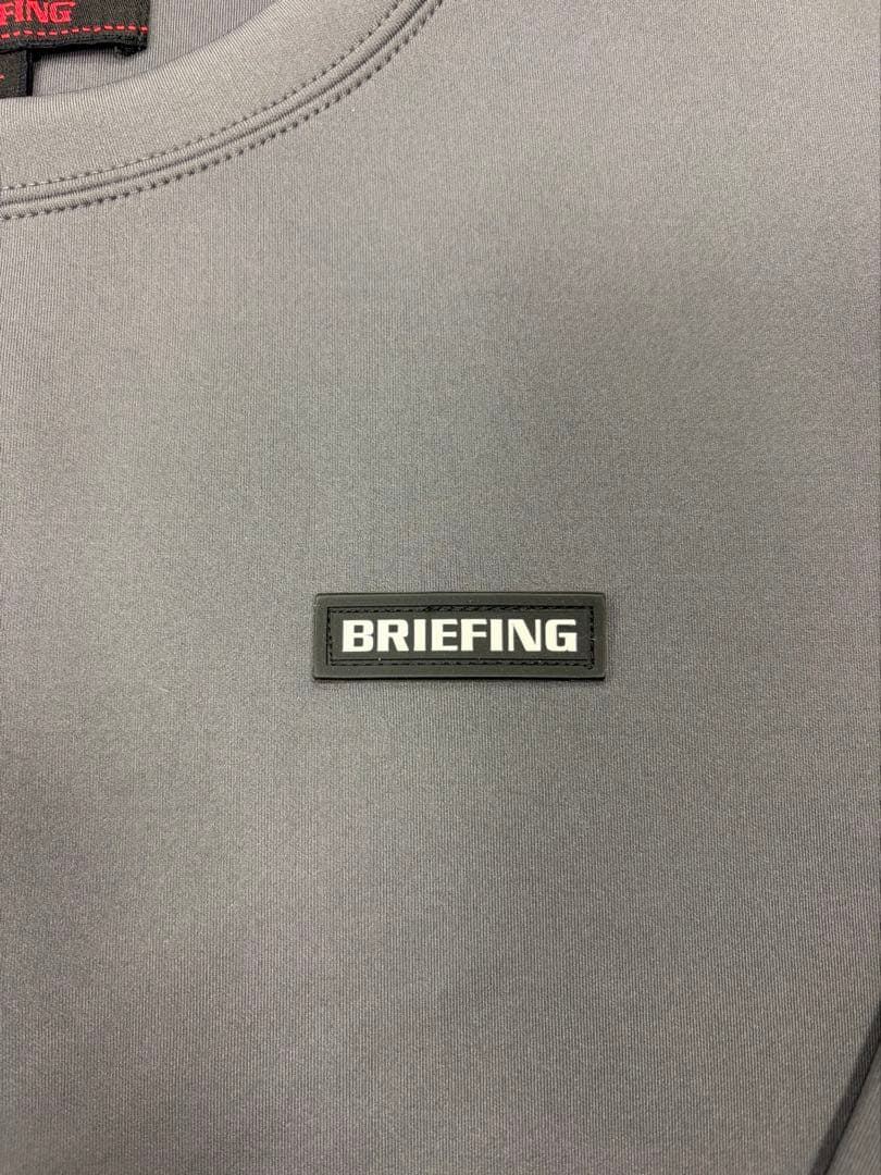 ブリーフィング 3DロゴBRIEFING 3D LOGO CREW NECK L