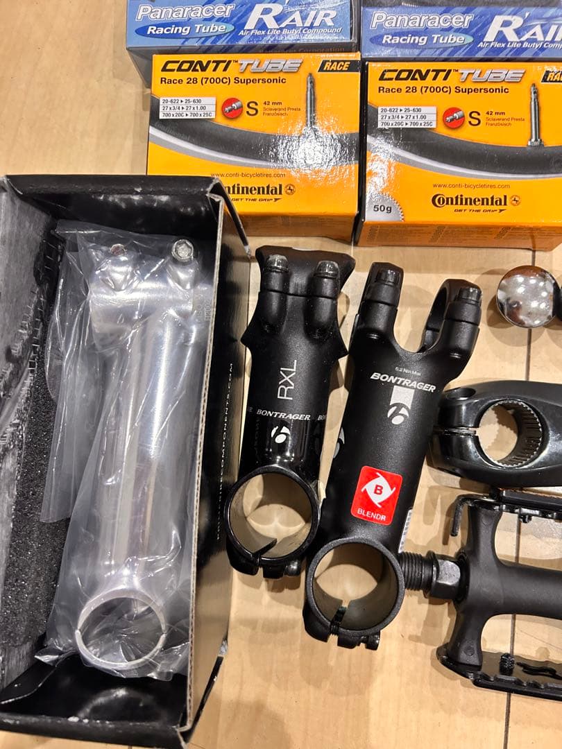自転車　MTB パーツ　まとめ売り　ロードバイク　ステム　バルブ　チューブ