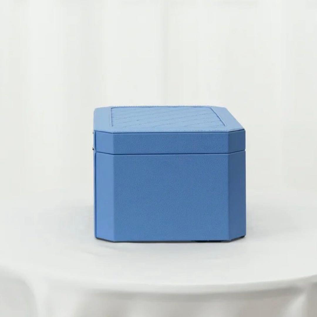 【新品未使用】A'pearl エパールジュエリーボックス　コバルトブルー