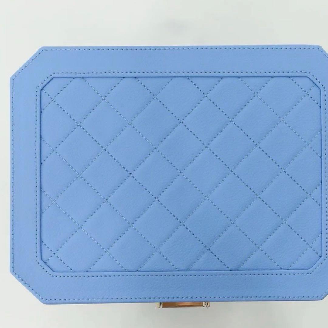 【新品未使用】A'pearl エパールジュエリーボックス　コバルトブルー