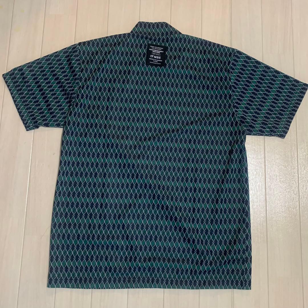 新品【マスターバニー】5/L メンズ　半袖モックネック　ゴルフシャツ 日本製