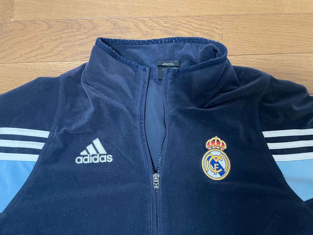 い*り様 adidas レアルマドリード トラックスーツ上下セット Oサイズ