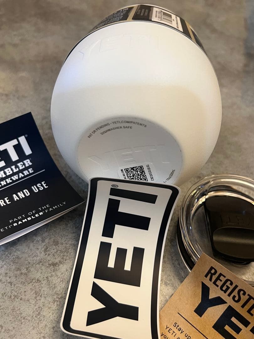 新品正規品YETI Rambler 10oz Wine Tumbler