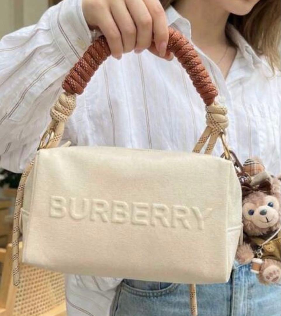 BURBERRY ノベルティ キャンバスワンショルダーバック