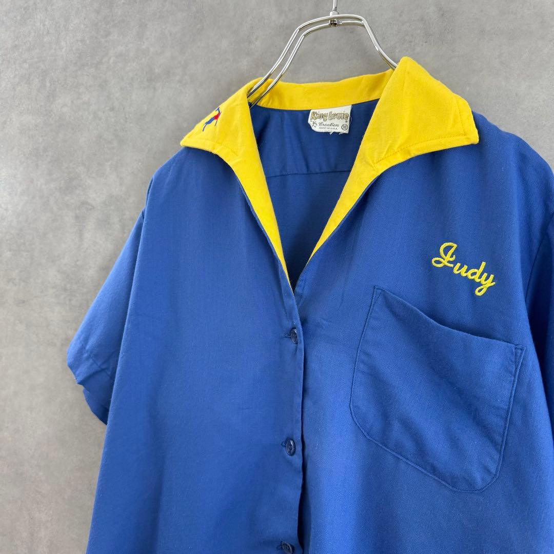 70s ヴィンテージ King Louie キングルイ ボーリングシャツ 38