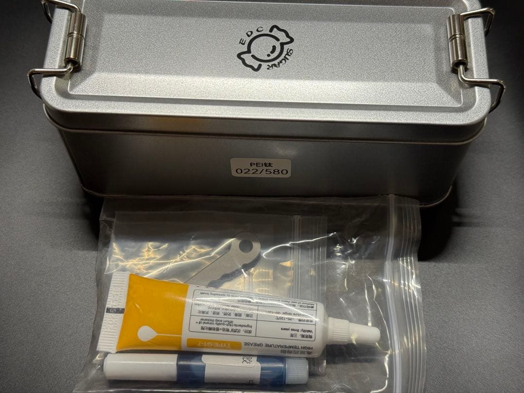 「正規品」55k Ti+ Pei製　フィジェットトイ　EDC ナイフタイプ