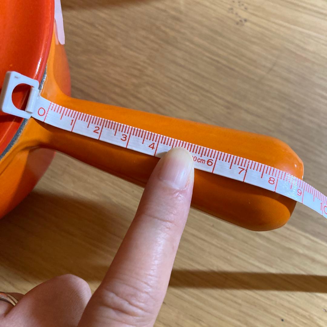 LE CREUSET オレンジ 片手鍋 直径16cm ソースパン