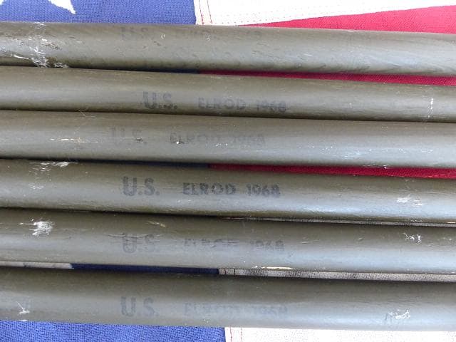 1968” 米軍実物 ナム戦 デッド!　テントポール　6本セット 軍幕 306