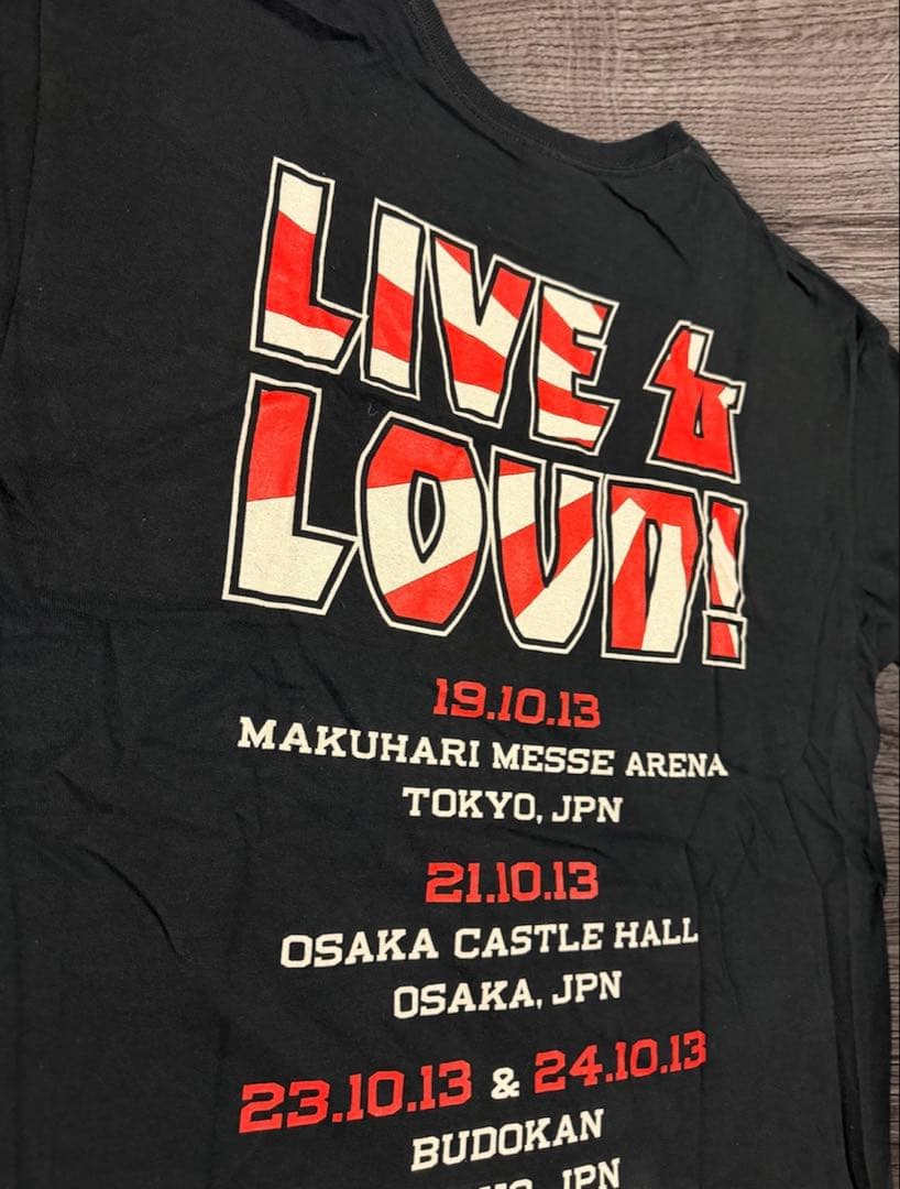 ★古着 KISS JapanTour2013 Tシャツ sizeＬ/黒★☆メンズ