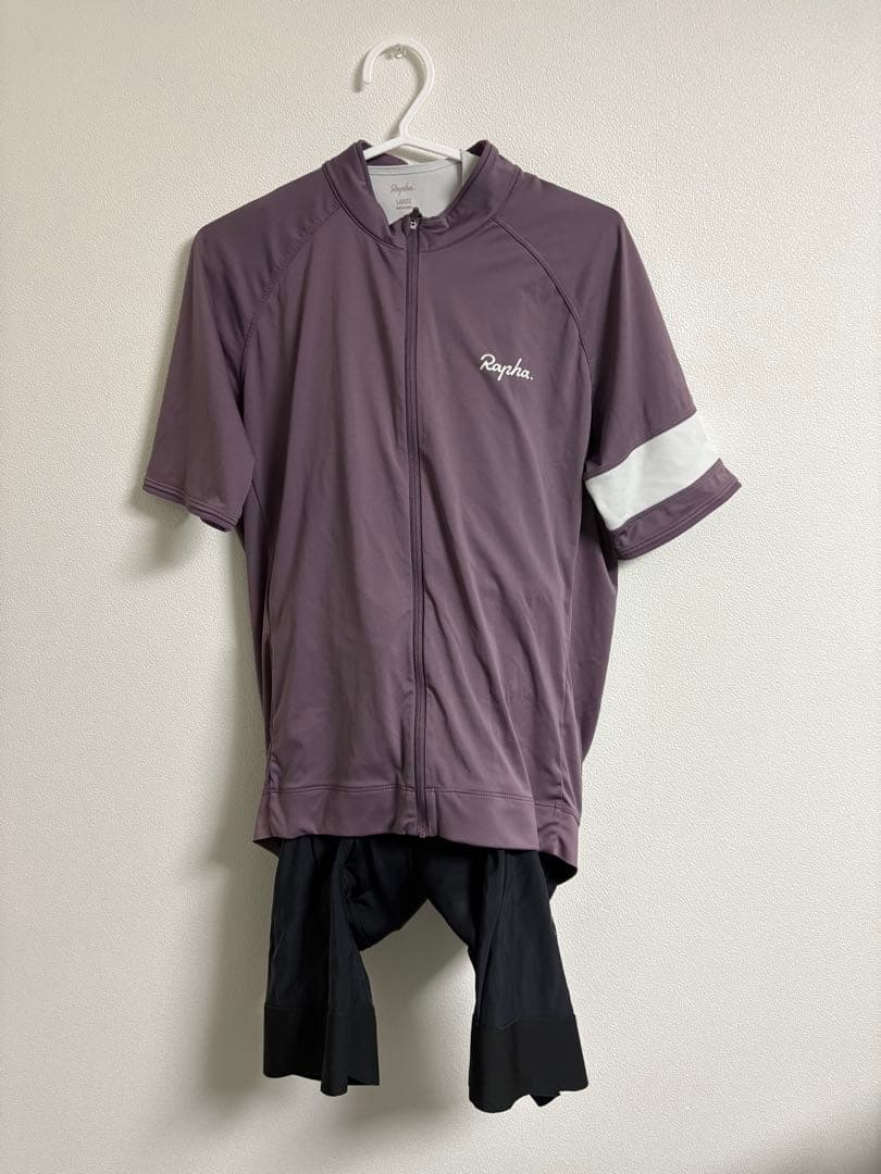 Rapha コアジャージ＆ビブショーツセット　Lサイズ