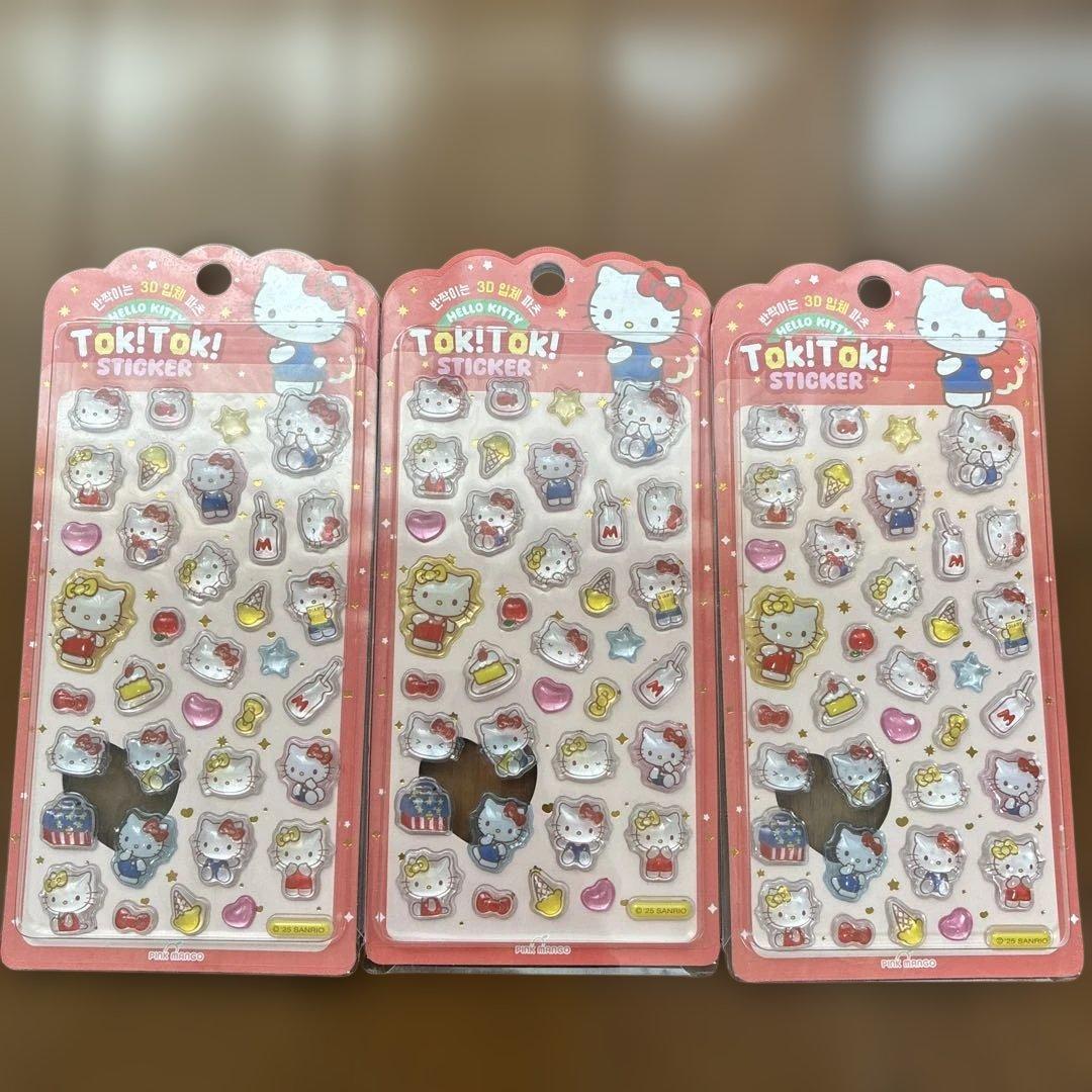サンリオ Tok!Tok! Sticker 3D立体シール まとめ売り