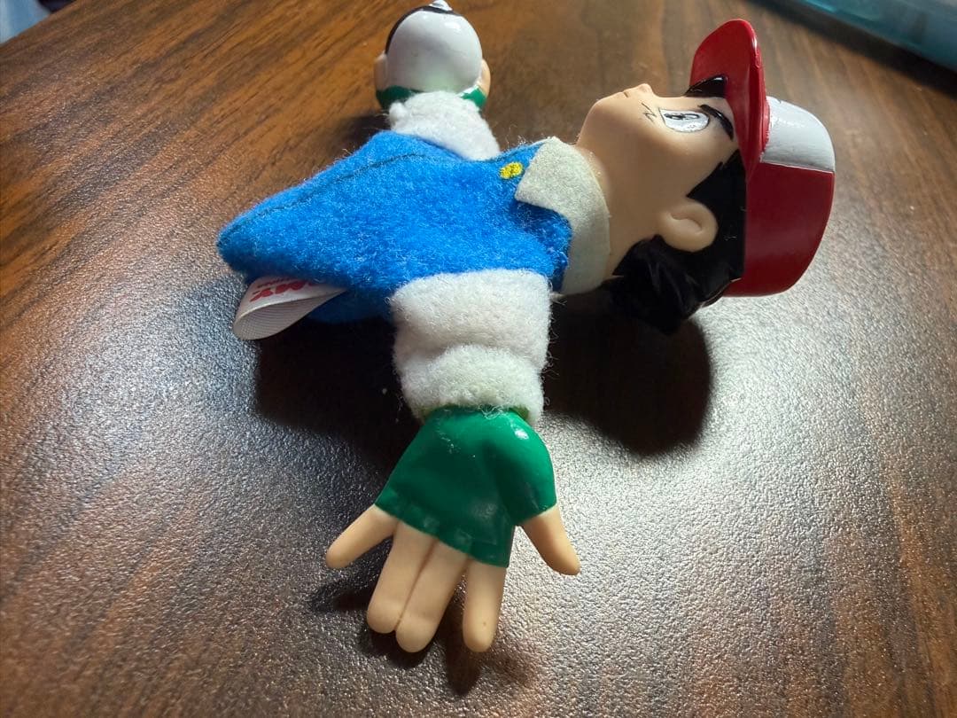 アニメ　ポケモン　サトシ　指人形　当時物　TOMY アニポケ　主人公