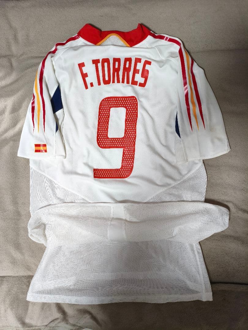 ウェア F. TORRES #9 Spain away 2004/05 2 layers