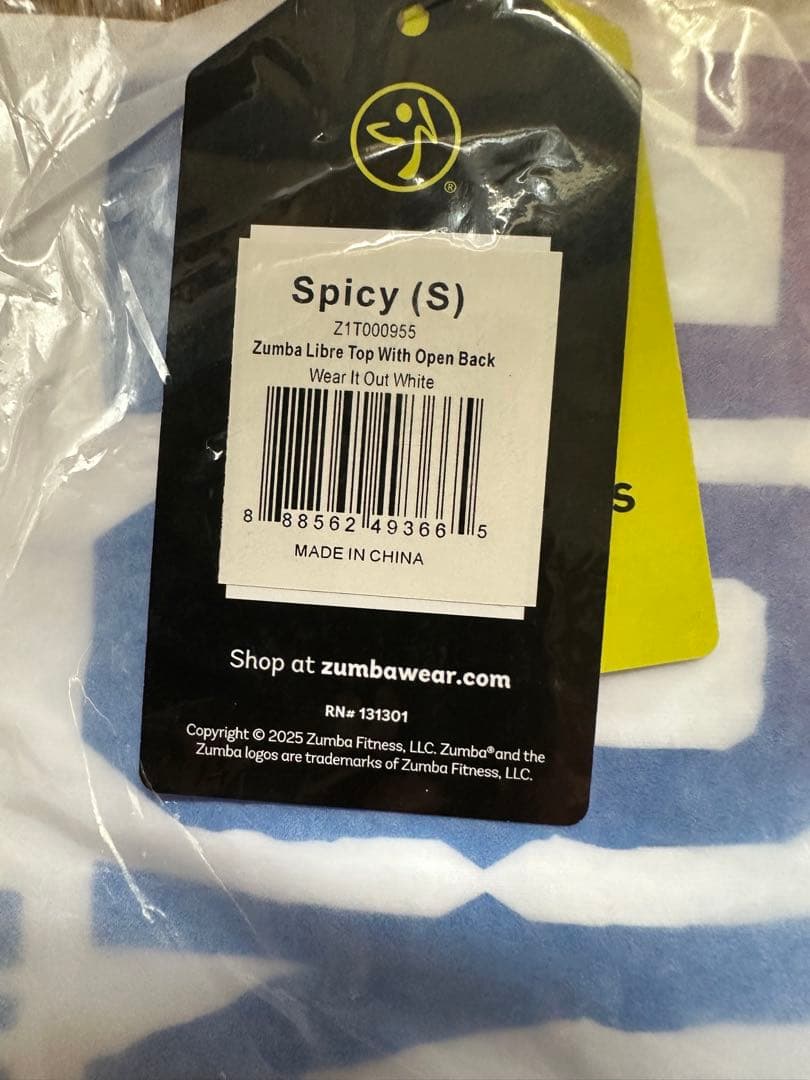 新品　正規品　ズンバ　 S Tシャツ