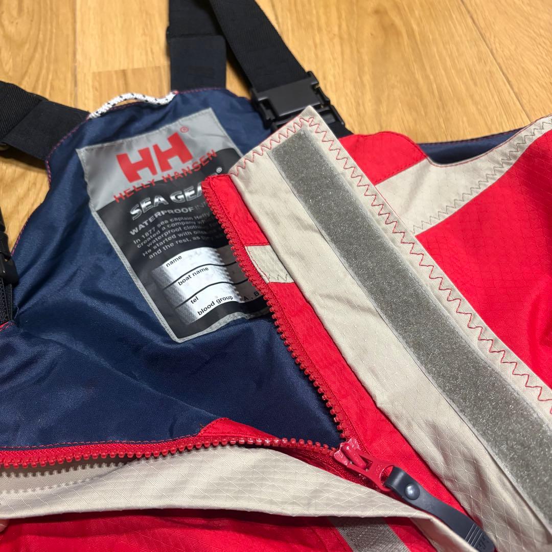 HELLY HANSEN ヘリーハンセン セイリングビブ Mサイズ レッド 防水