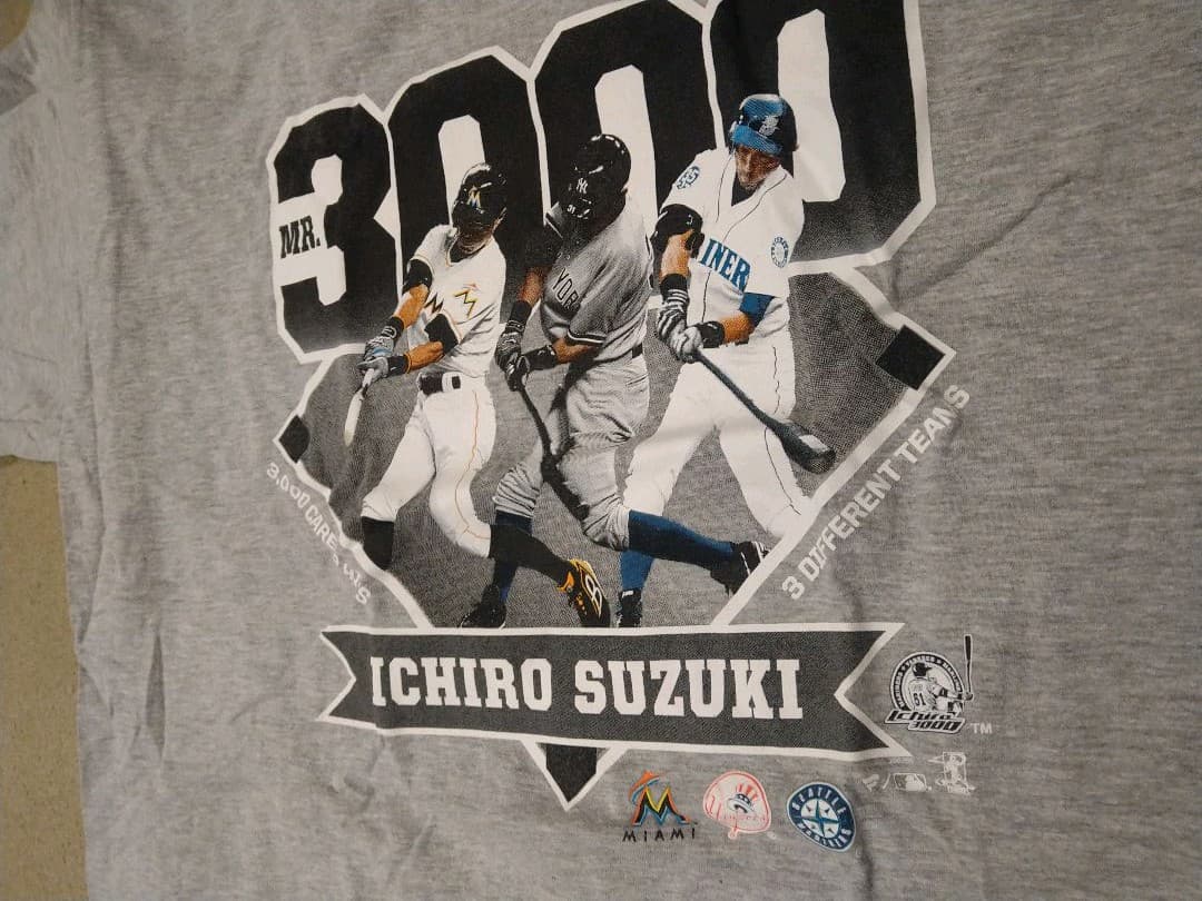 イチロー&大谷翔平　本場MLB公式Tシャツ