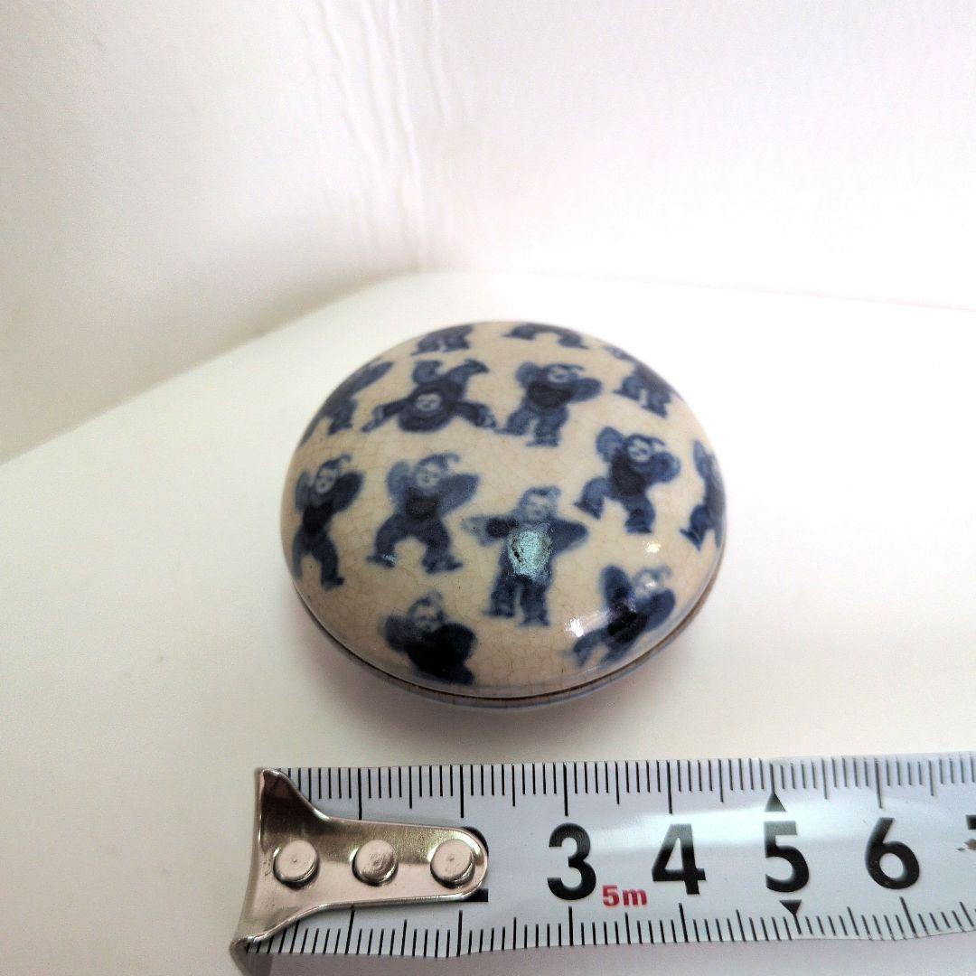d*2様 中国の青花染付香合　明時代の名有り