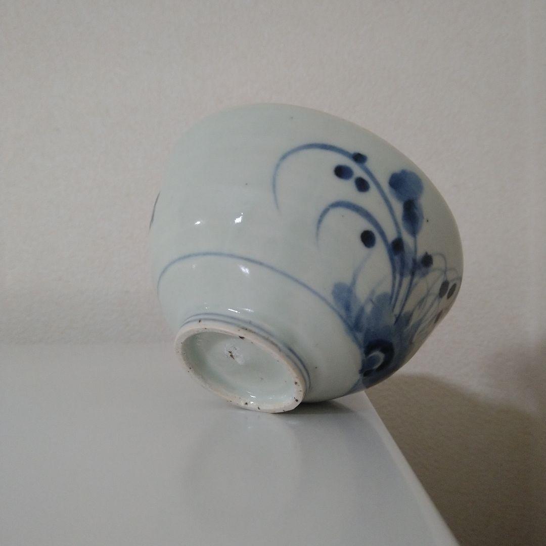 兵頭侑亀さん　飯茶碗古戸部花蝶文