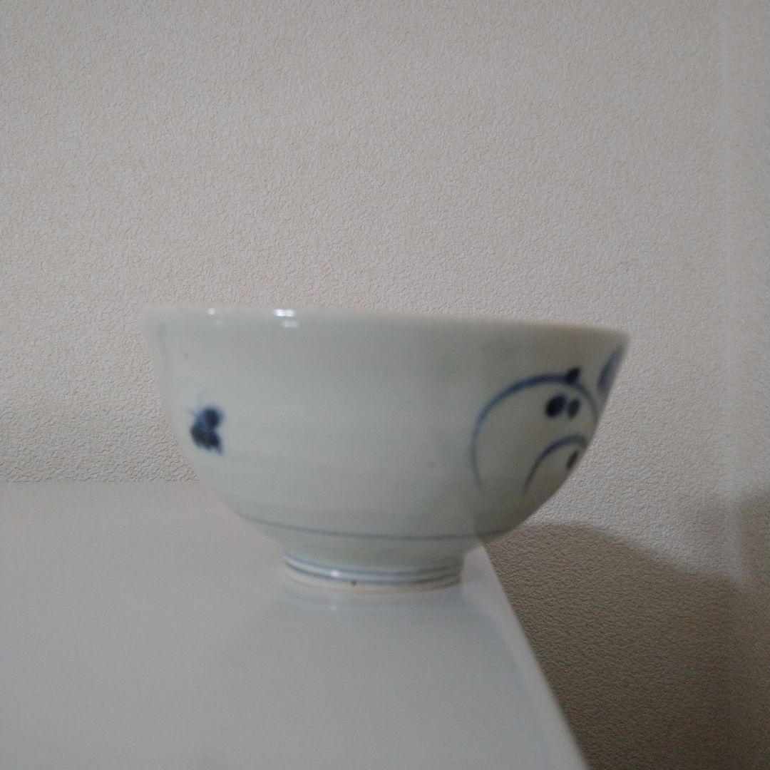 兵頭侑亀さん　飯茶碗古戸部花蝶文