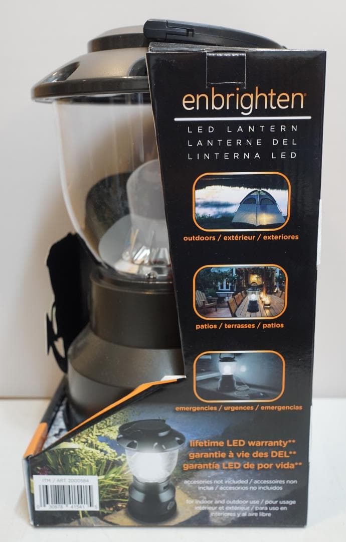 ENBRIGHTEN LEDランタン 800lm USB チャージポート付