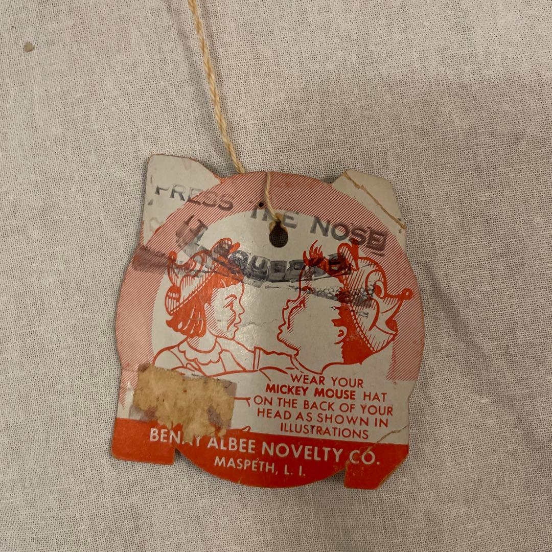 Vintage 1950s ミッキーマウスDisney ディズニー　帽子　ハット