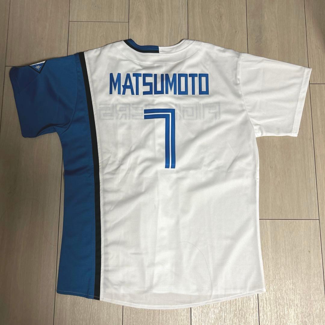 松本剛　北海道日本ハムファイターズユニフォーム