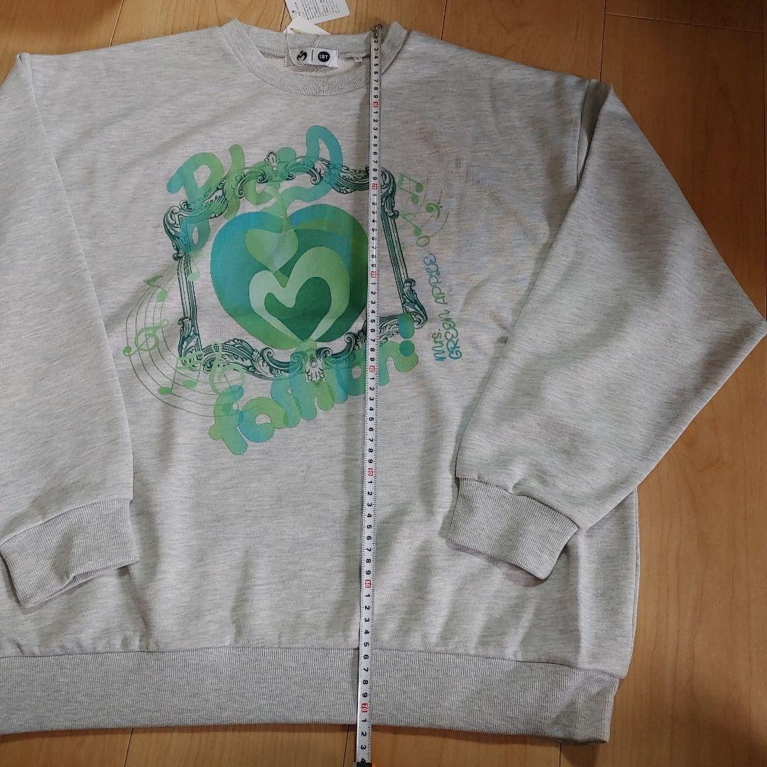 Mrs. GREEN APPLE　andST　コラボ　スウェット　グレー　L