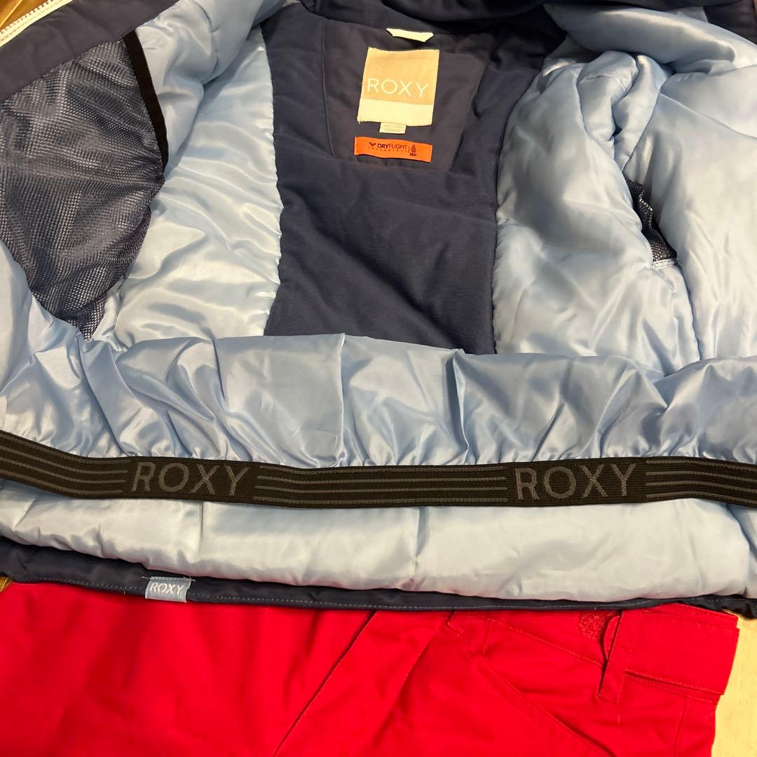 ロキシー キッズ　Mサイズ　スキースノボウエア　上下
