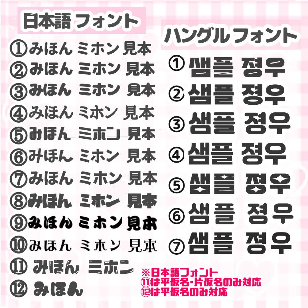 黒飴様 うちわ文字 オーダーページ