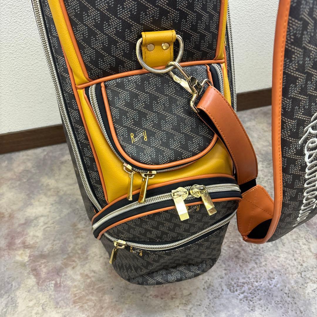 レザレクション　キャディバッグ イエロー&ブラック