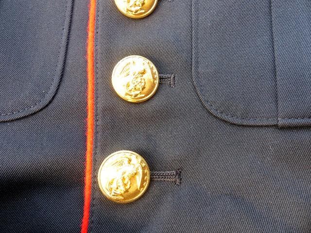 米軍実物 未使用 USMC ブルードレス ジャケット　32S　DB73