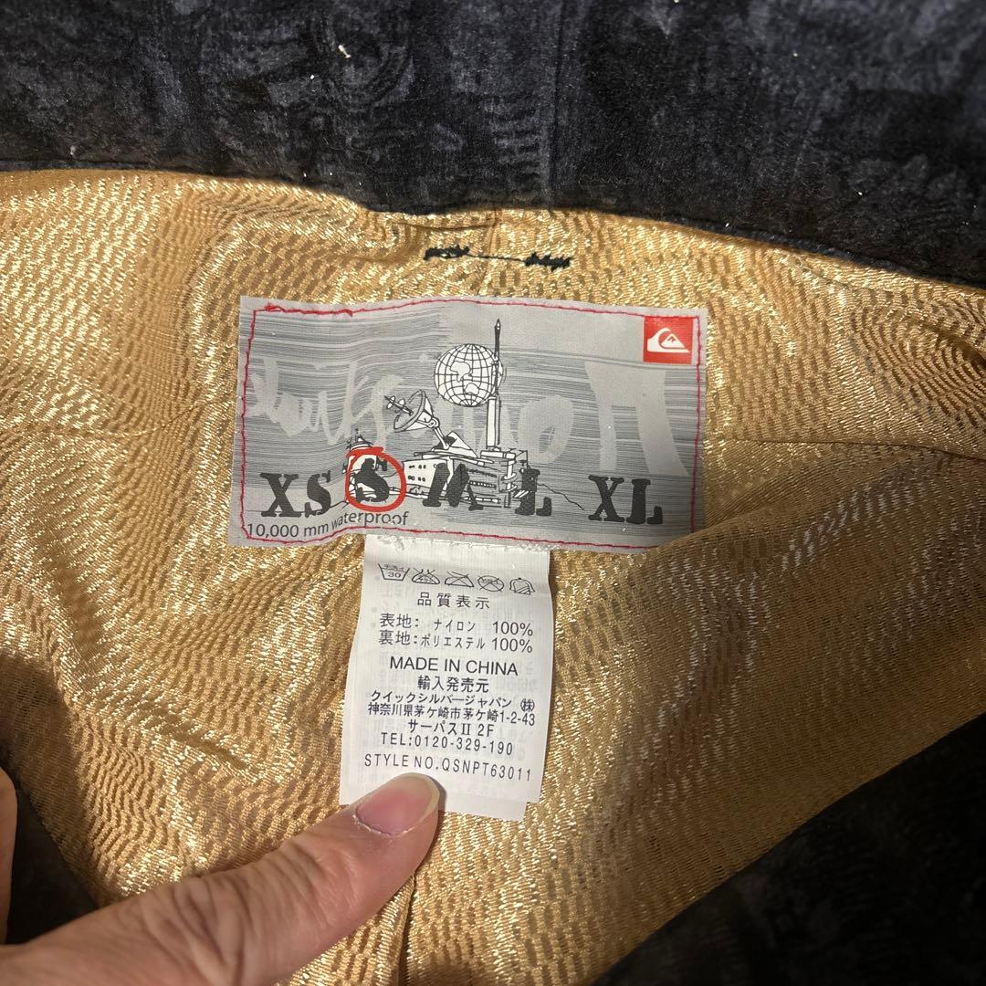 新品スノーボードウェア クイックシルバー　+CELTEKマスク+帽子