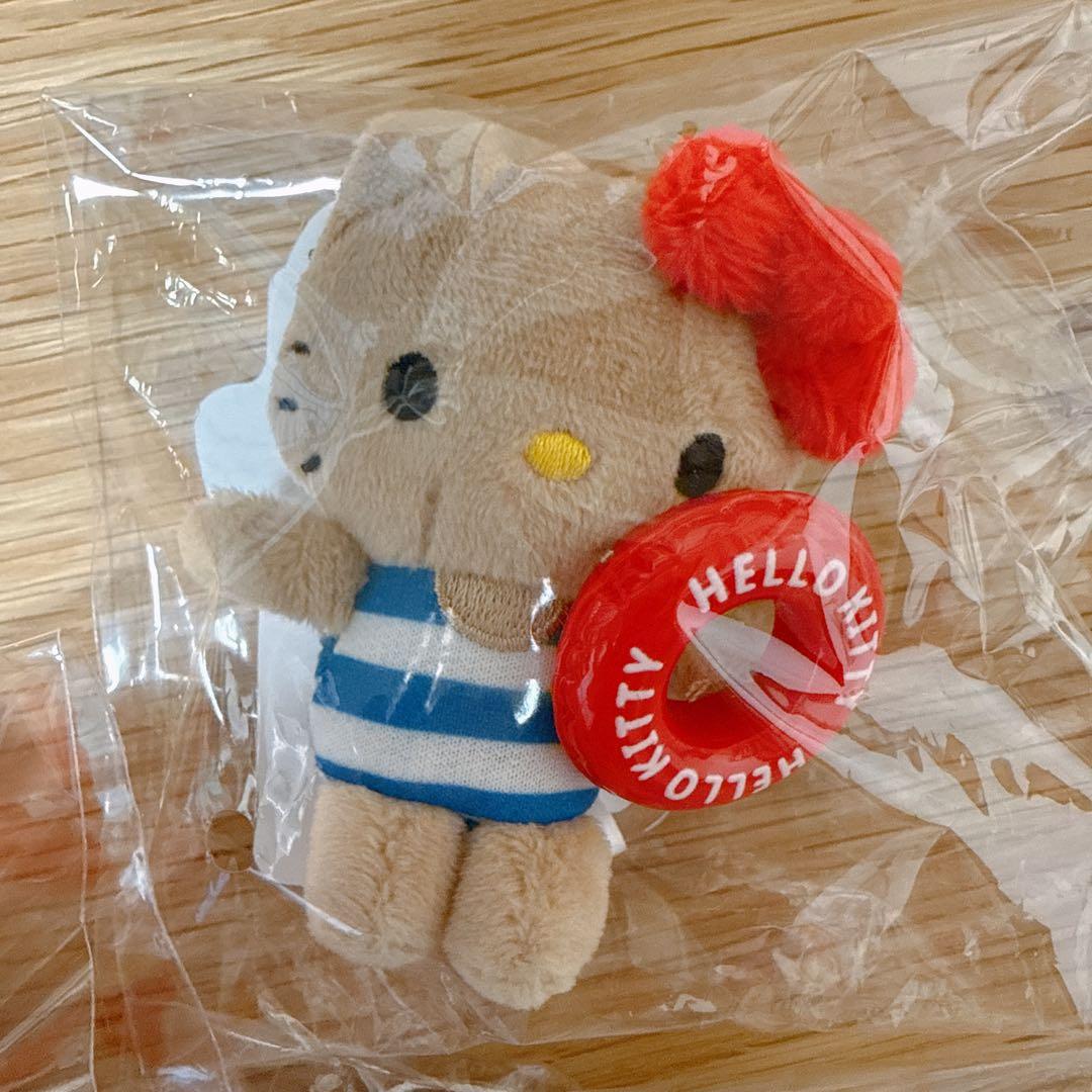 ローリーズファーム and st キティ ぬいぐるみキーホルダー　日焼けキティ