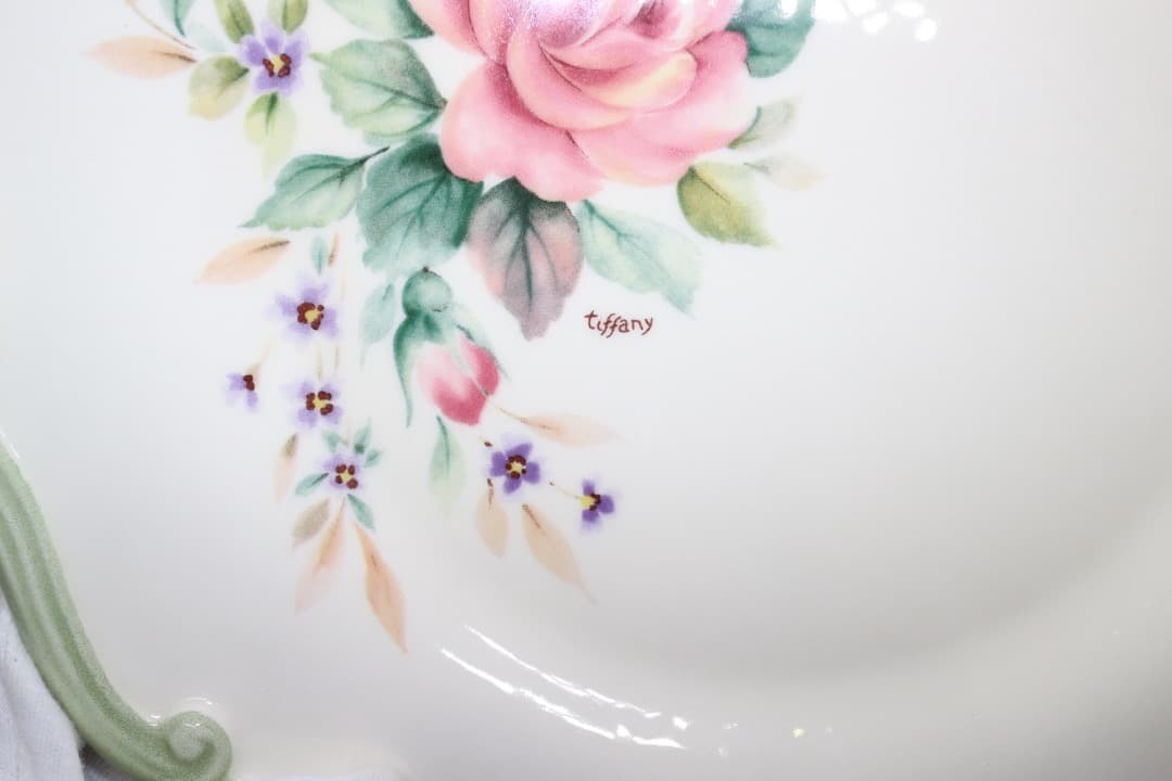 Tiffany Boutique ティファニー イタリア製 プレート 大小 2枚