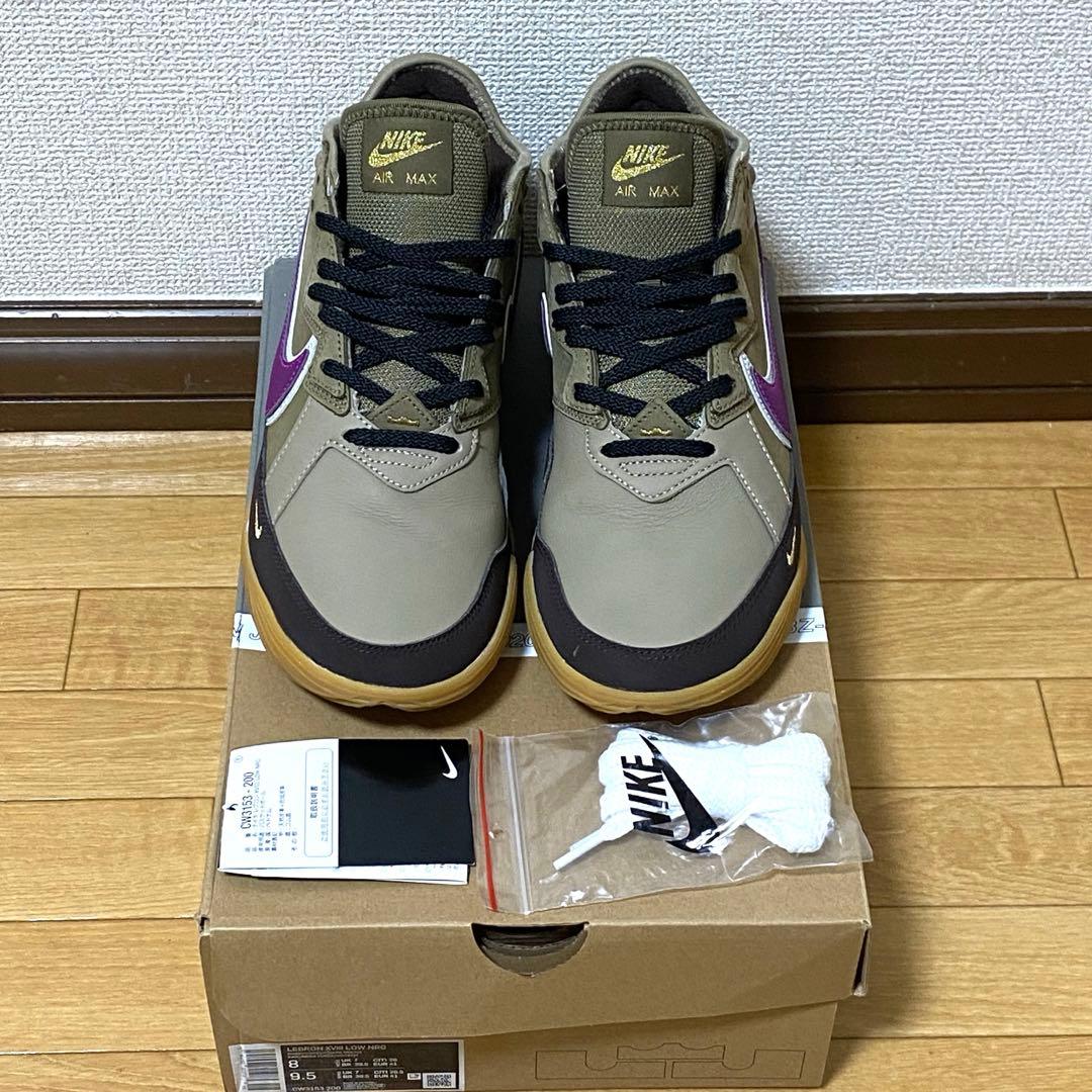 美中古 NIKE LEBRON XVIII LOW NRG atmos