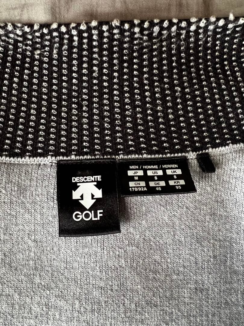 ◼️DESCENTE GOLF◼️デサントゴルフ◼️ジップセーター◼️M