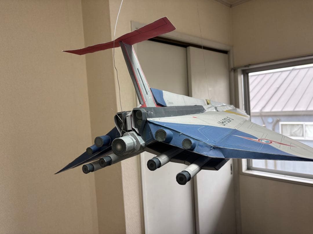 【超大型】120㎝ ウルトラホーク1号 ペーパークラフト 完成品