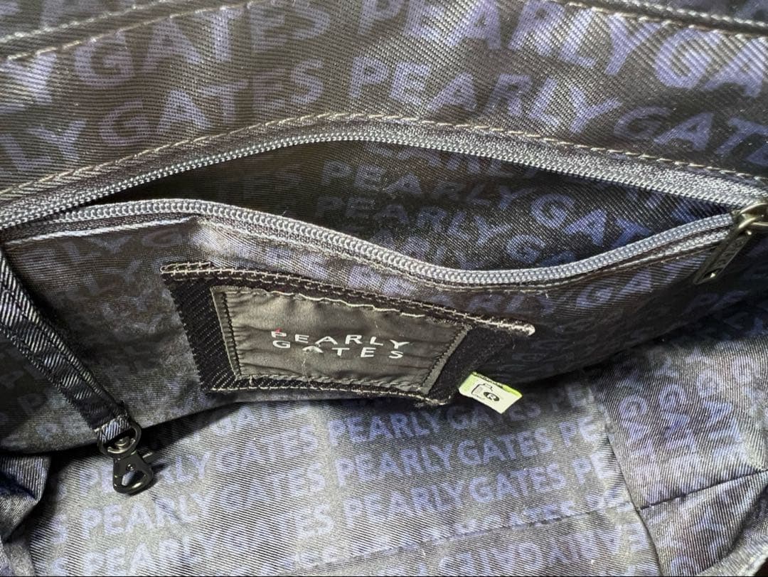 【定番人気】PEARLY GATES パーリーゲイツ ネイビー ハンドバッグ