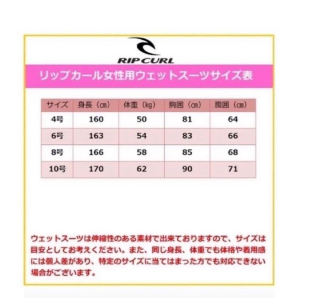 Rip Curl リップカールネイビー ロングスリーブウェットスーツ　USED