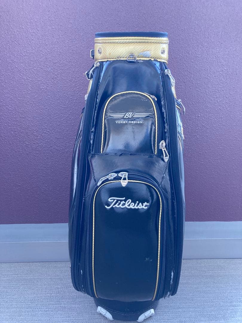 Titleist タイトリスト　キャディバッグ 黒/金