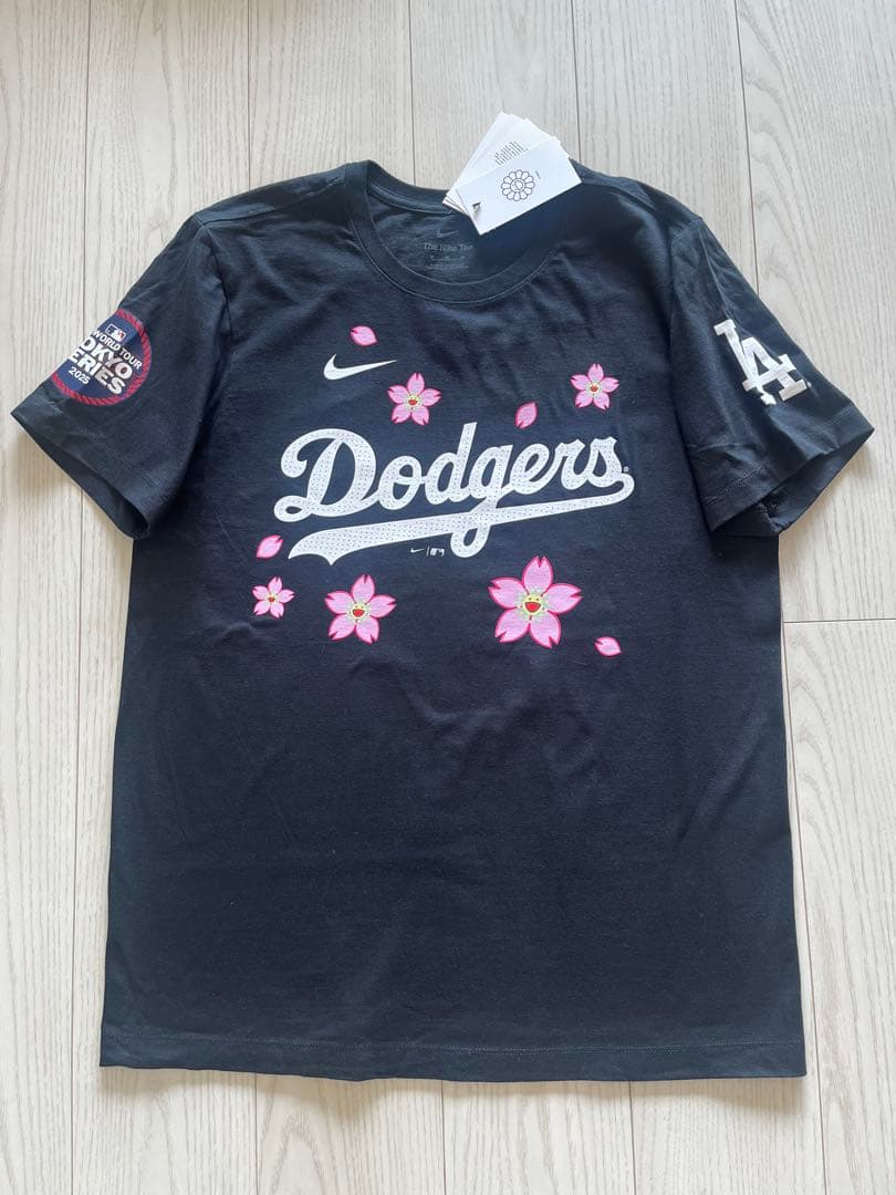 村上隆/大谷翔平　Tシャツ　黒(M) MLB NIKE
