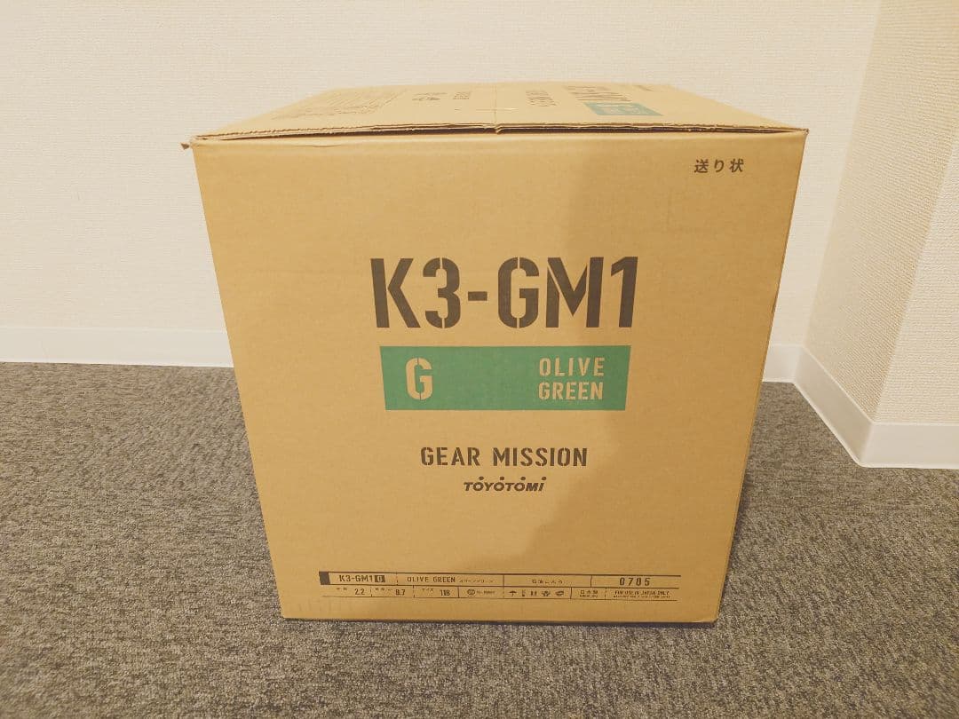TOYOTOMI GEAR MISSION K3-GM1(G) オリーブグリーン