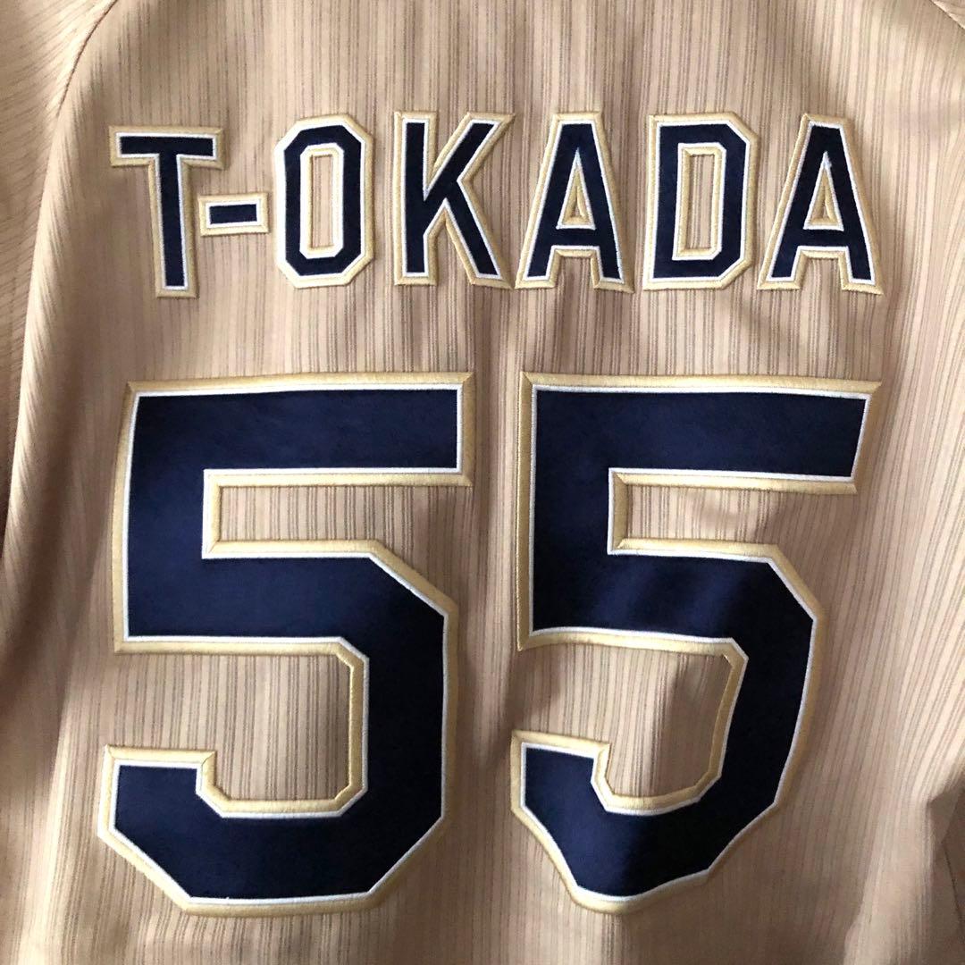オリックス・バファローズ　T-岡田選手オーセンティックサードユニフォーム・色紙