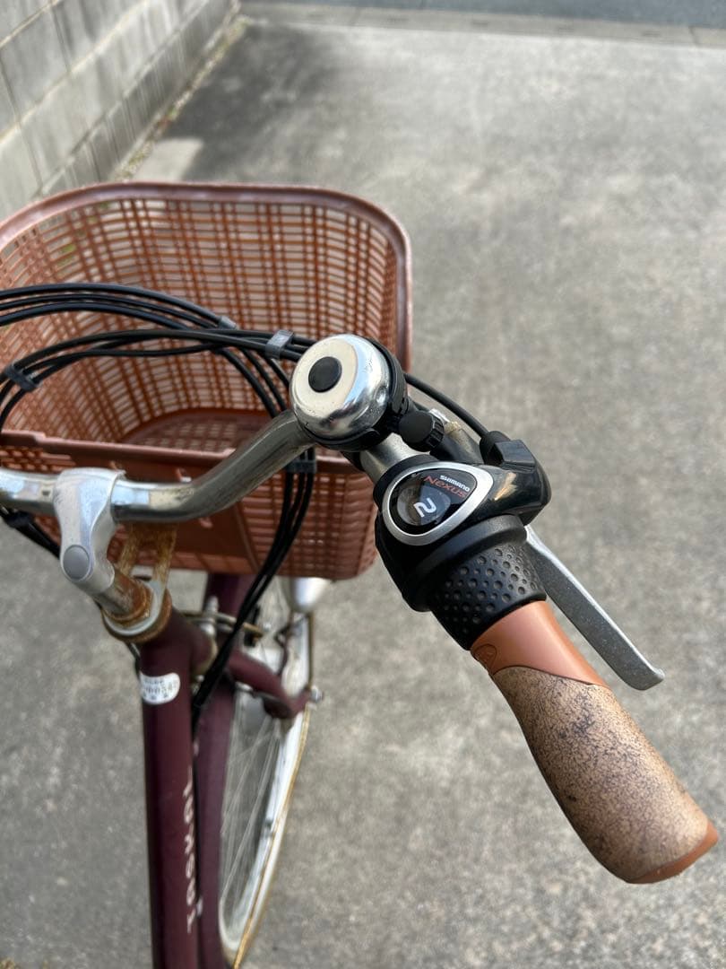 （福岡）ラオックス 電動 自転車 TASKAL アシスト 直接引取 後輪パンク