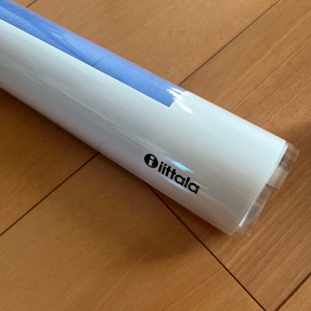 イッタラ／ アートポスター　50/70cm 新品未使用　ブルー
