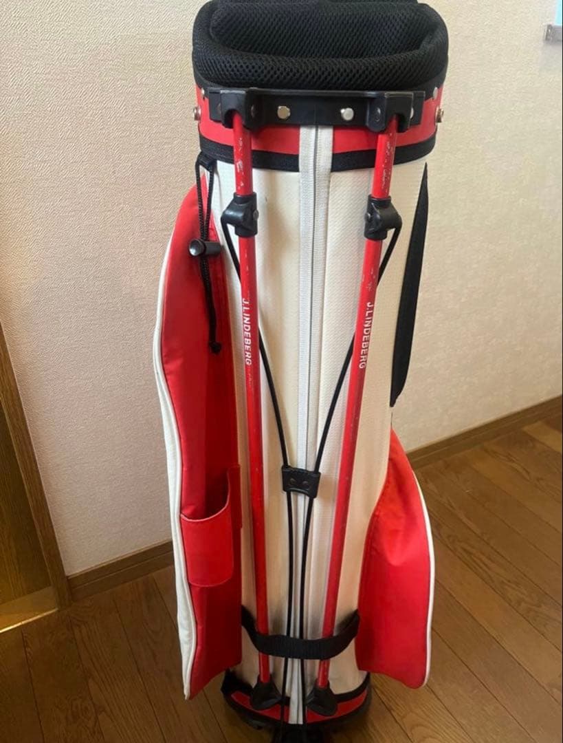 J.LINDEBERG スタンド式キャディバッグ　ウェア二点セット