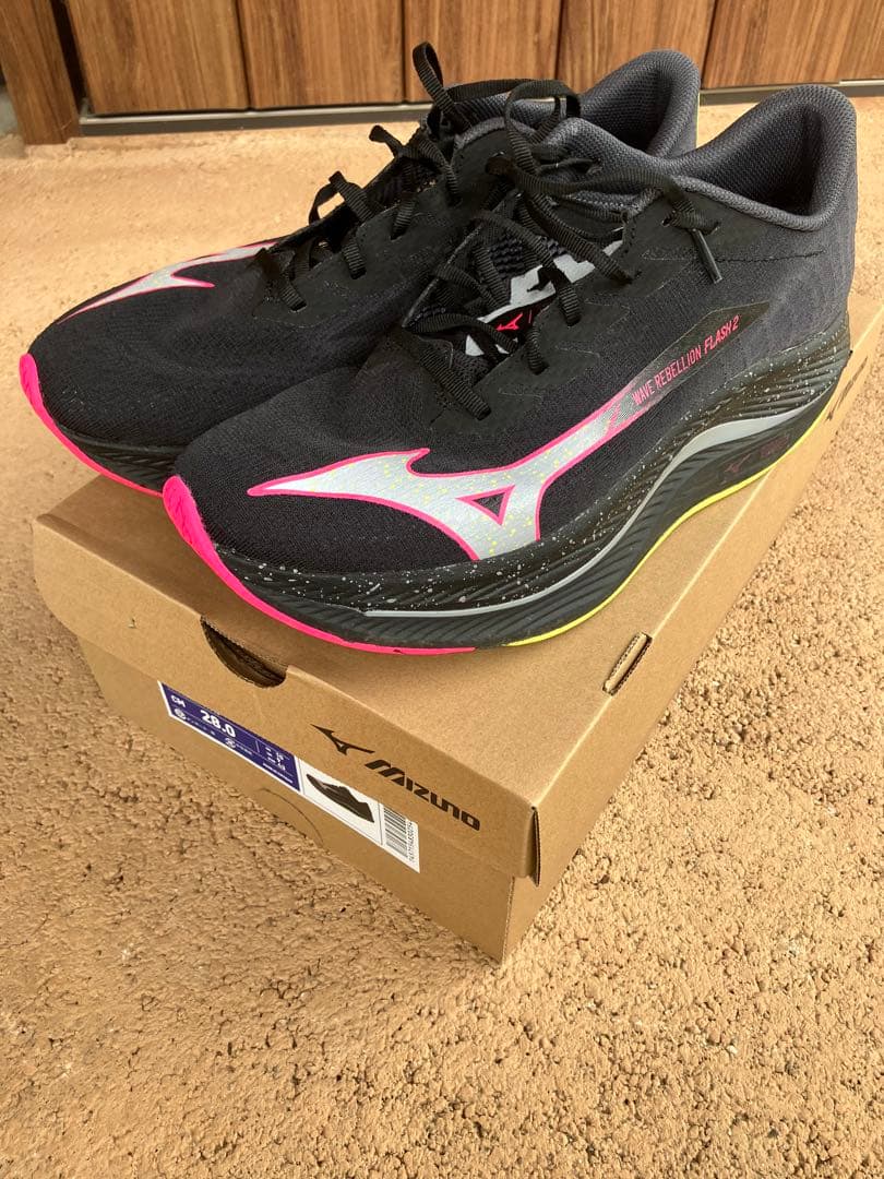 ユースケ　Mizuno Wave Rebellion Flash 28cm