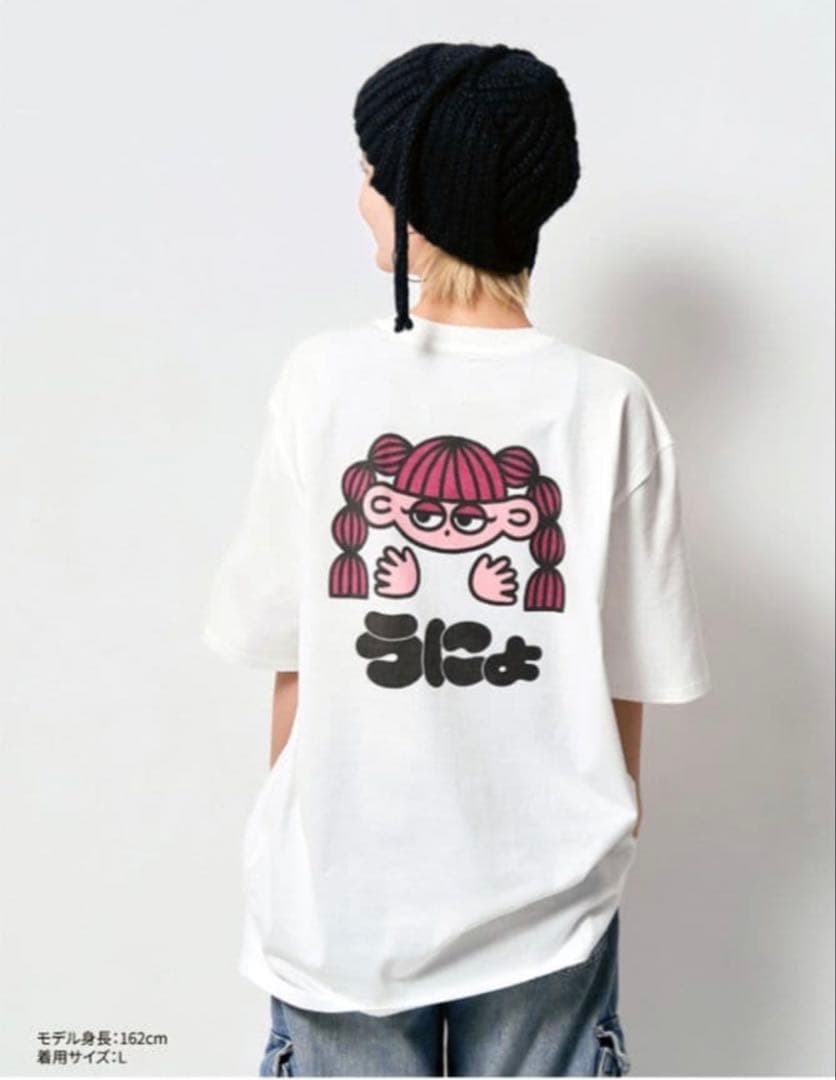 渡辺直美in東京ドーム　うにょ　 ちょくみ〜ず　 Ｔシャツ【Ｌ】　芝山綾乃