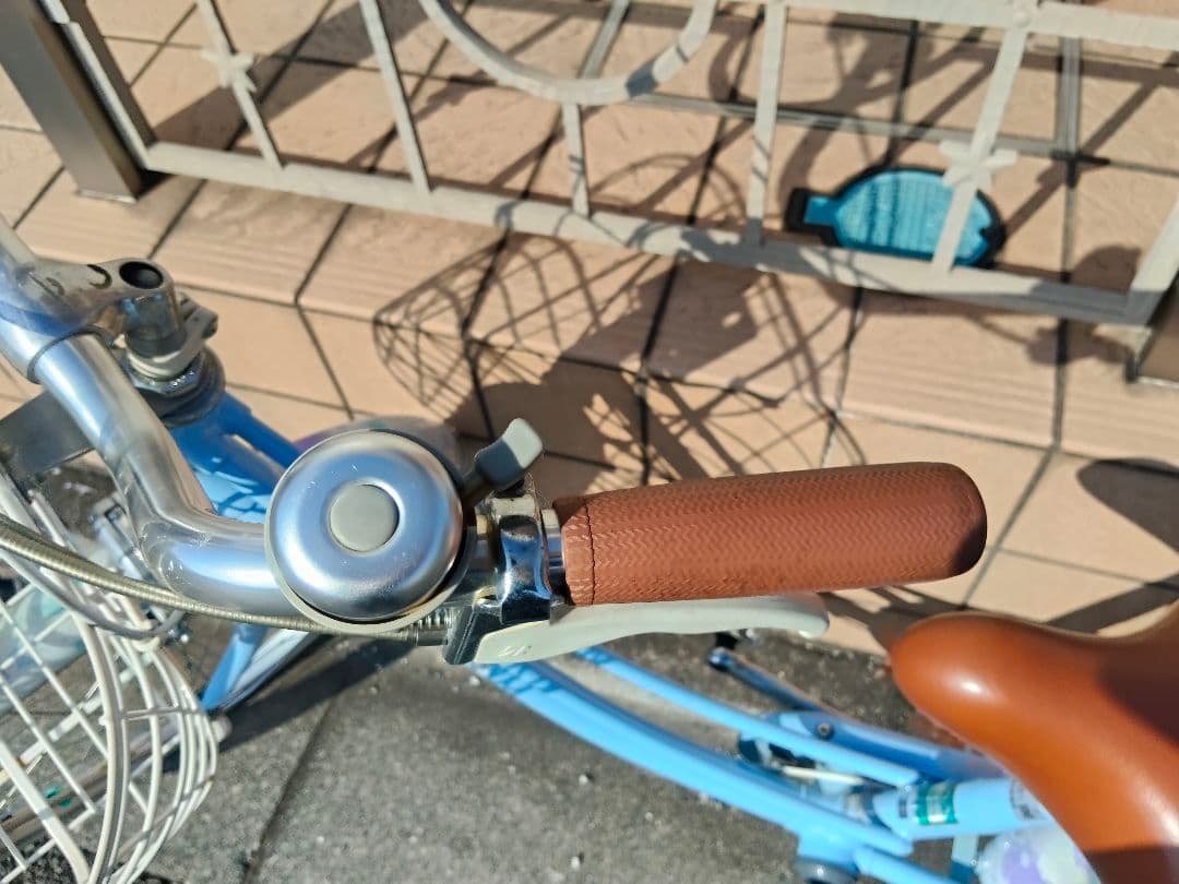 【手渡し限定】美品　ブリヂストン　リコリーナ　ブルー子供用自転車 　内装3段変速